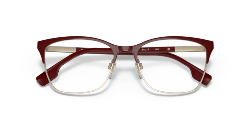 Burberry 0BE1362 Light Gold/Bordeaux 8056597493086