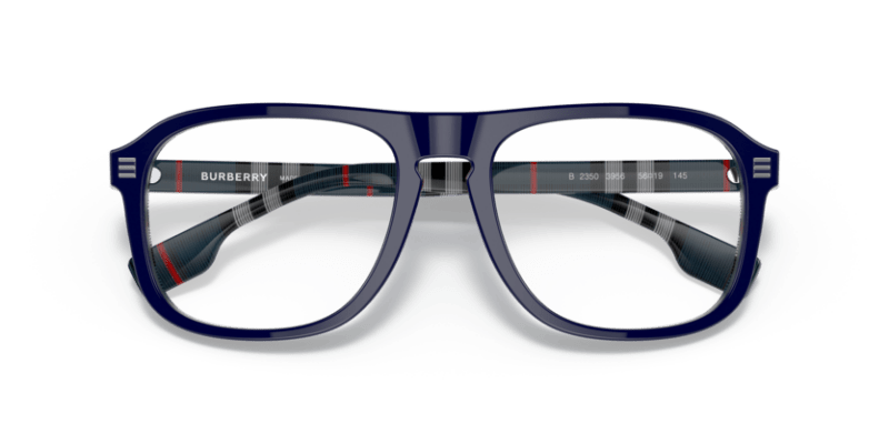 Top Blue On Navy Check - 0BE2350 8056597490337 Eyeglasses Man