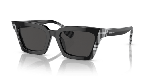 Black/Check White Black - 0BE4392U 8056597826679  Sunglasses Woman