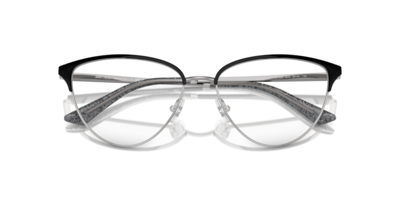 Black Glitter - 0JC2002 8056262078778 Jimmy Choo Eyeglasses Woman Cat Eye