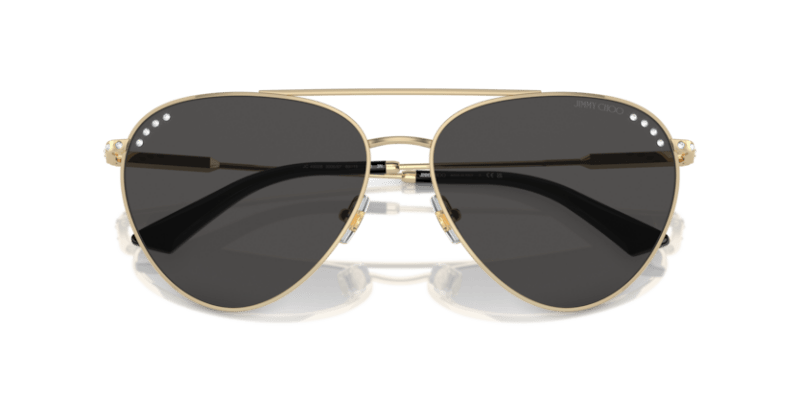 Beige - 0JC4002B 8056262048979 Jimmy Choo Sunglasses Woman Pilot