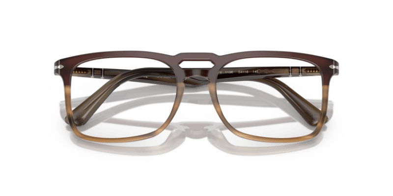 Persol 0PO3277V Black/Striped Brown 8056597540070