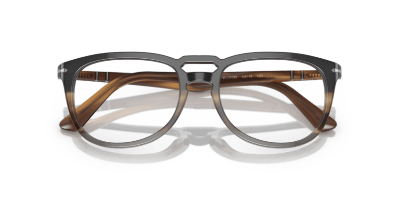 Persol 0PO3278V Black/Striped Brown 8056597529235