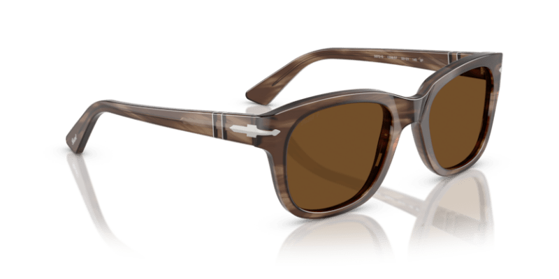 Striped Brown - 0PO3372S 8056262357118 Persol Sunglasses Unisex Square
