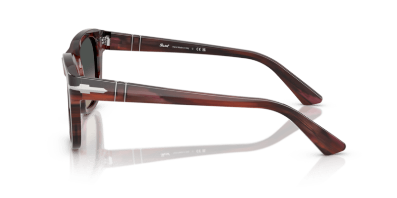 Striped Burgundy - 0PO3372S 8056262357132 Persol Sunglasses Unisex Square