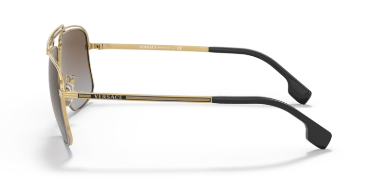 Gold - 0VE2242 8056597640442 Versace Sunglasses Man Rectangle