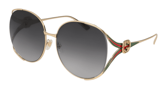 Gold Sunglasses Gucci 889652090467