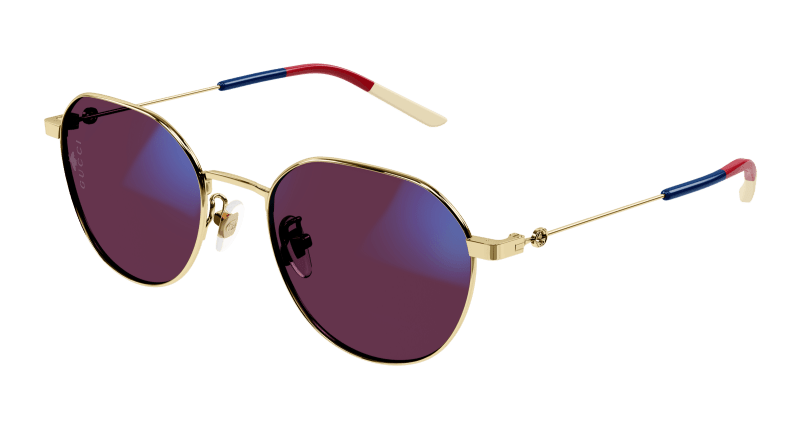 Gold Sunglasses Gucci 889652411316