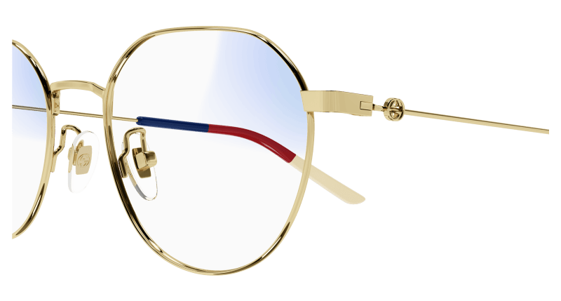 Gold Sunglasses Gucci 889652411316