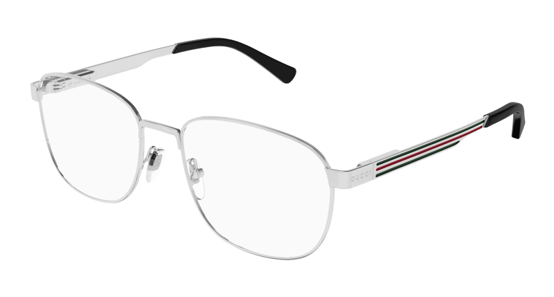 Silver Eyeglasses Gucci 889652395005
