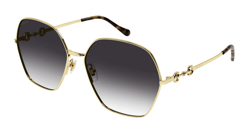 Gold Sunglasses Gucci 889652415192