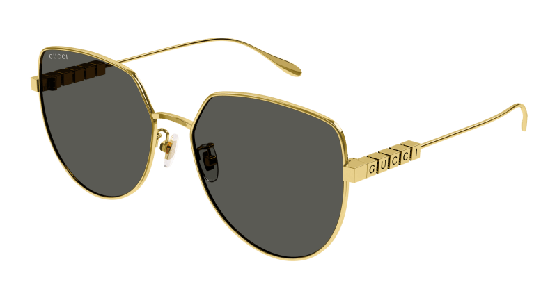 Gold Sunglasses Gucci 889652441481
