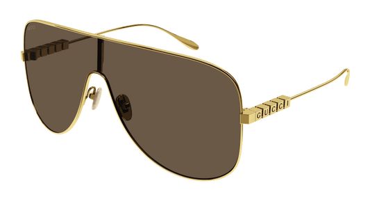 Gold Sunglasses Gucci 889652440231