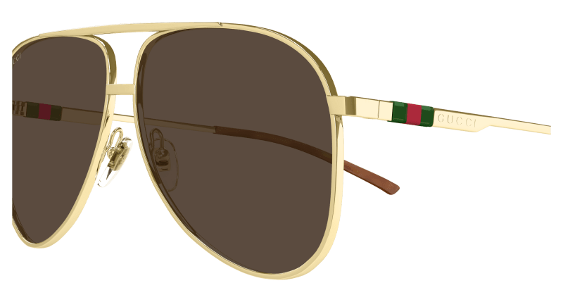Gold Sunglasses Gucci 889652499963