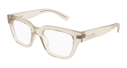 Beige Eyeglasses Saint Laurent 889652561332