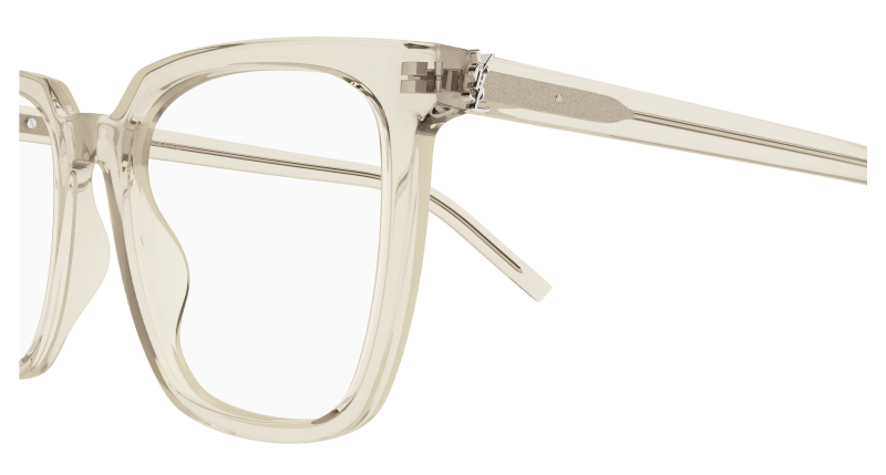 Beige Eyeglasses Saint Laurent 889652556345