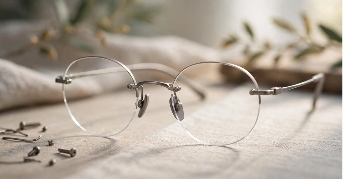 Titanium Rimless Eyeglasses: Why Material Choice Makes a Difference