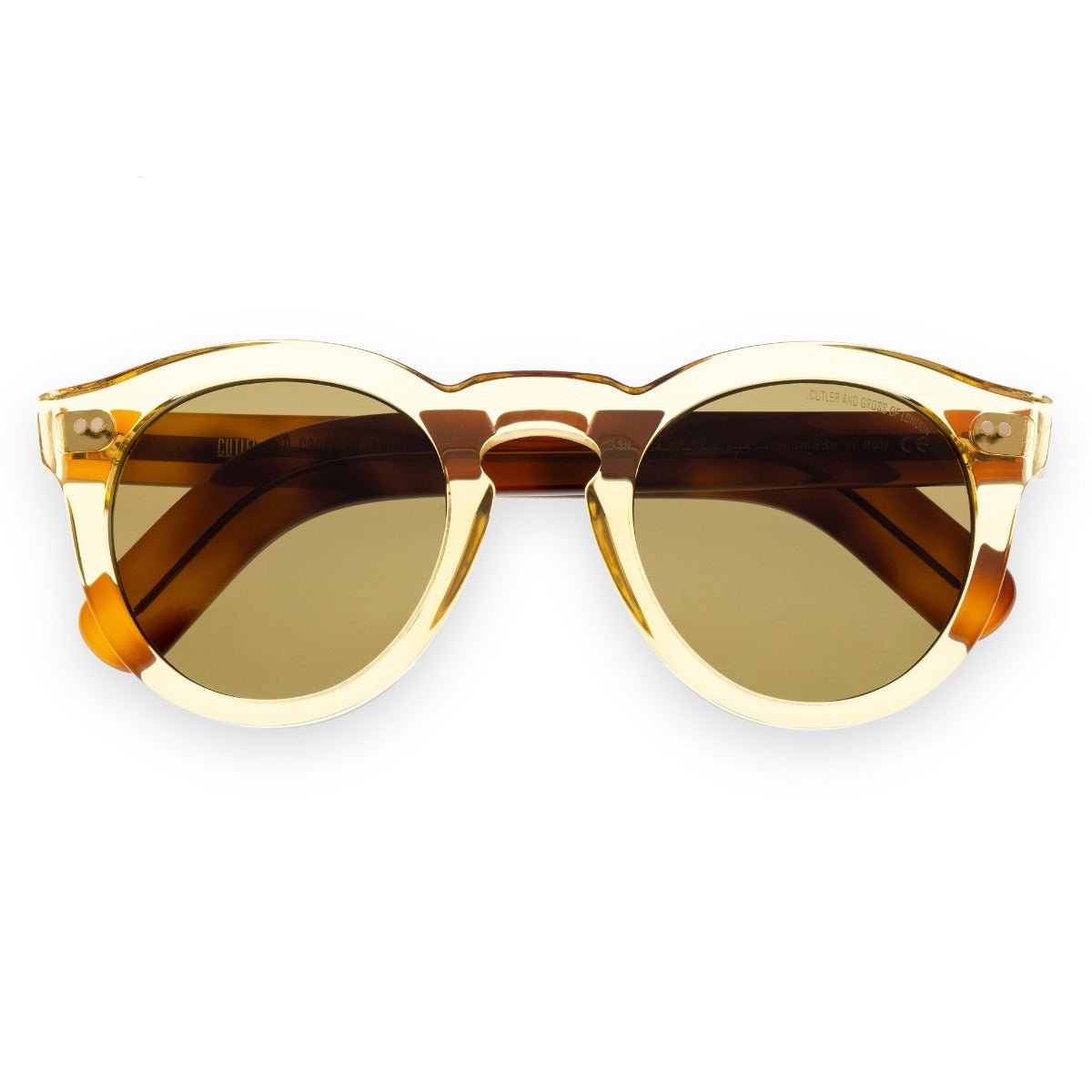 0734 - 50 - 07 - Crystal Dark Yellow - Cutler and Gross - Ardor Eyewear 5056322128781