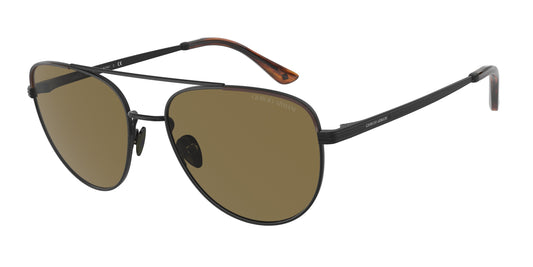 Giorgio Armani 0AR6134J Matte Black/Striped Honey 8056597628921