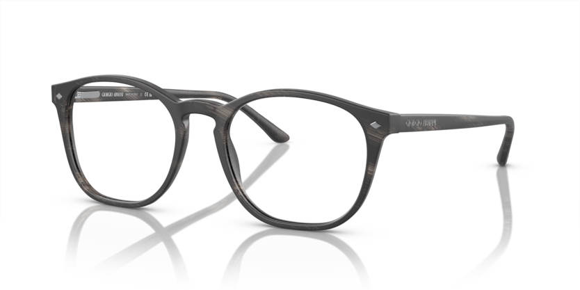 0AR7074 - Giorgio Armani - Grey - (Striped Matte Grey 5403) - 50 - 19 - 145 MM - Ardor Eyewear 8053672392135