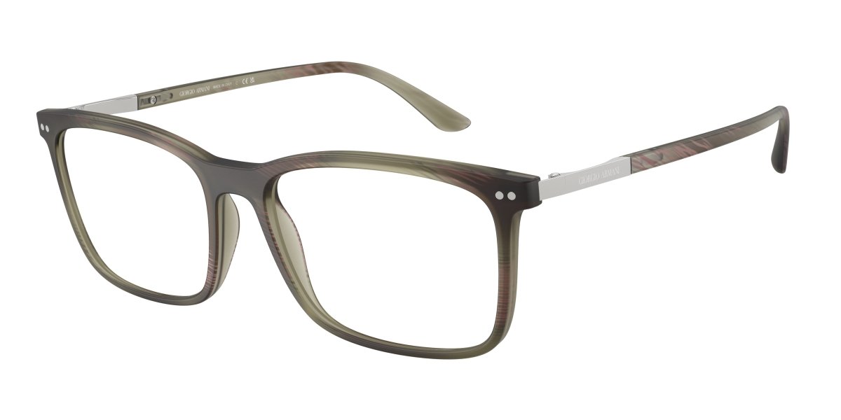 0AR7122 - Giorgio Armani - Green - (Matte Striped Olive 5587) - 56 - 17 - 145 MM - Ardor Eyewear 8053672650624