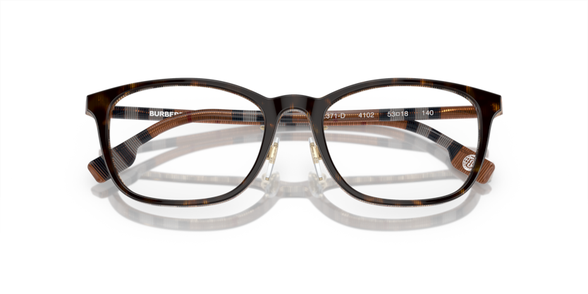 Top Dark Havana/Check Brown - 0BE2371D 8056597952606  Eyeglasses Man