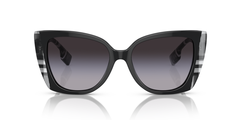 Black/Check White Black - 0BE4393 8056597826341  Sunglasses Woman