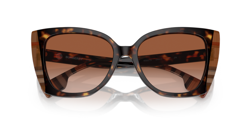 Dark Havana/Check Brown - 0BE4393 8056597826365  Sunglasses Man