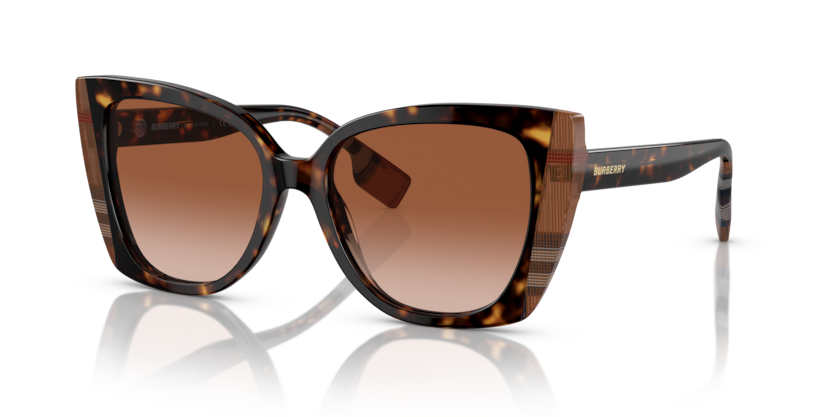 Dark Havana/Check Brown - 0BE4393 8056597826365  Sunglasses Man