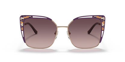 Pink Gradient Glitter - 0BV6179 8056597640275 BVLGARI Sunglasses Woman Butterfly