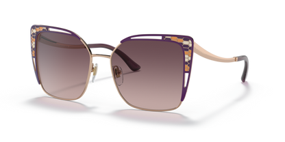 Pink Gradient Glitter - 0BV6179 8056597640275 BVLGARI Sunglasses Woman Butterfly