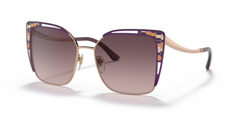 Pink Gradient Glitter - 0BV6179 8056597640275 BVLGARI Sunglasses Woman Butterfly