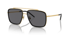 0DG2220 - Dolce & Gabbana - (Gold/Black) Grey - Black Polarized - 57 - 17 - 140 MM - Ardor Eyewear 8056597018012