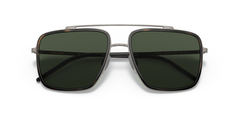 0DG2220 - Dolce & Gabbana - (Bronze/Havana) Polarized Green Polarized - 57 - 17 - 140 MM - Ardor Eyewear 8056597672245