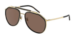 0DG2277 - Dolce & Gabbana - (Gold/Havana) Dark Brown - 57 - 18 - 140 MM - Ardor Eyewear 8056597535212