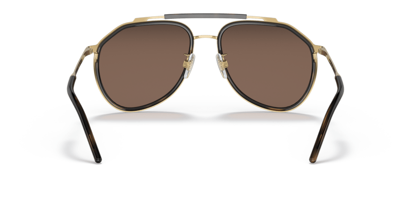 0DG2277 - Dolce & Gabbana - (Gold/Havana) Dark Brown - 57 - 18 - 140 MM - Ardor Eyewear 8056597535212