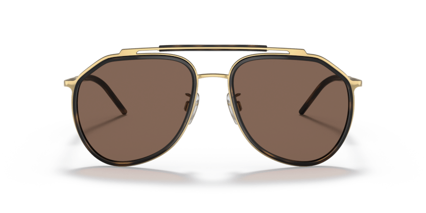 0DG2277 - Dolce & Gabbana - (Gold/Havana) Dark Brown - 57 - 18 - 140 MM - Ardor Eyewear 8056597535212