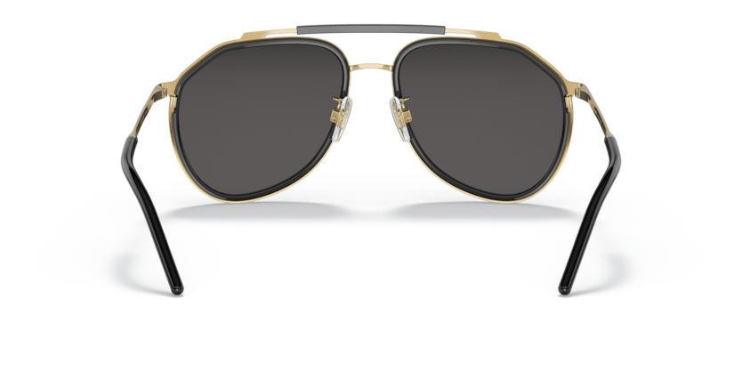 0DG2277 - Dolce & Gabbana - (Gold/Black) Dark Grey - 57 - 18 - 140 MM - Ardor Eyewear 8056597535229