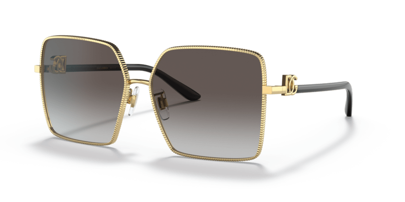 0DG2279 - Dolce & Gabbana - (Gold) Light Grey Gradient Black - 60 - 14 - 140 MM - Ardor Eyewear 8056597528993