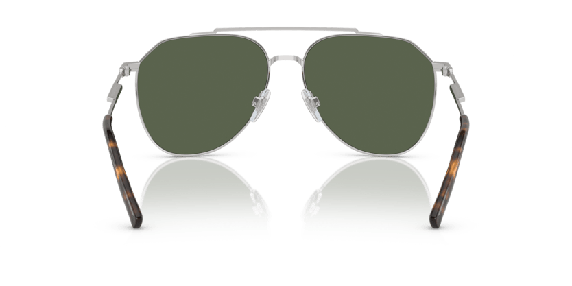 0DG2296 - Dolce & Gabbana - (Silver) Dark Green Polarized Polarized - 58 - 15 - 145 MM - Ardor Eyewear 8056597843089