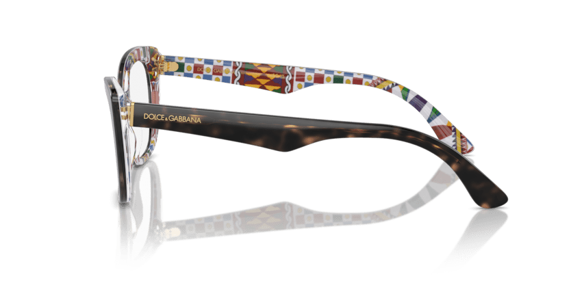 0DG3360 - Dolce & Gabbana - Tortoise - (Havana On White Barrow 3217) - 54 - 18 - 145 MM - Ardor Eyewear 8056262075111