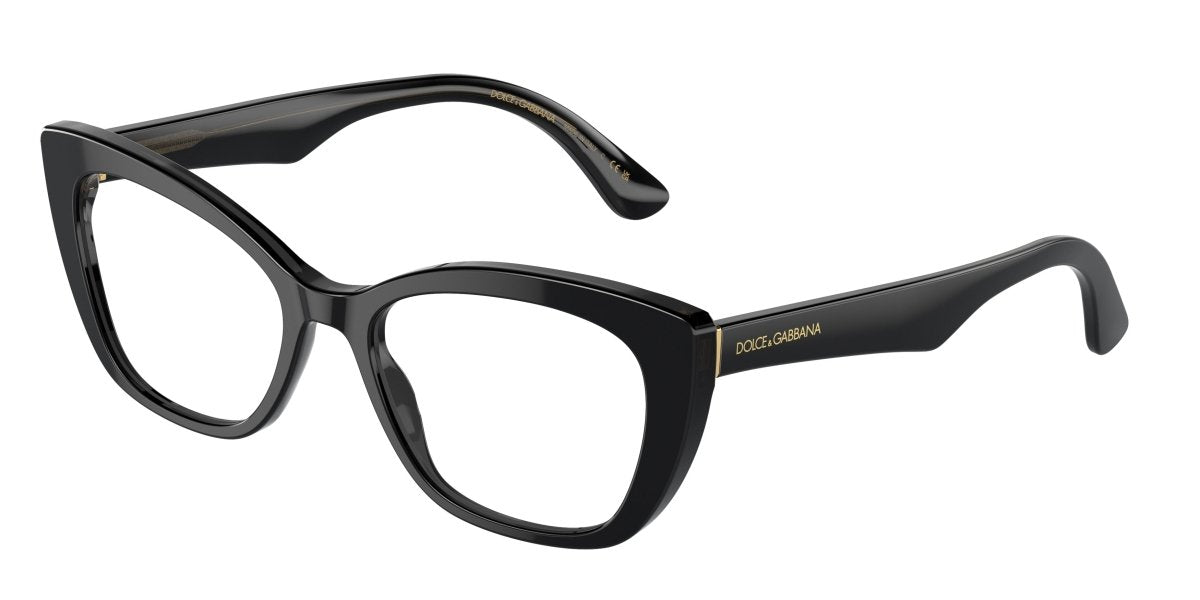 0DG3360 - Dolce & Gabbana - Black - (Black/Transparent Grey 3246) - 54 - 18 - 145 MM - Ardor Eyewear 8056597756518