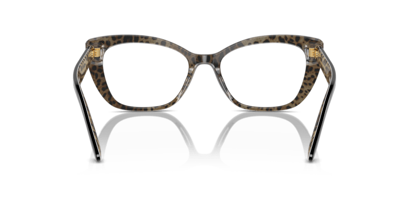 0DG3360 - Dolce & Gabbana - Black - (Black On Leo Brown 3299) - 54 - 18 - 145 MM - Ardor Eyewear 8056262075135