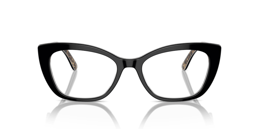 0DG3360 - Dolce & Gabbana - Black - (Black On Leo Brown 3299) - 54 - 18 - 145 MM - Ardor Eyewear 8056262075135