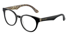 0DG3361 - Dolce & Gabbana - Black - (Black On Leo Brown 3299) - 48 - 20 - 145 MM - Ardor Eyewear 8056262074954