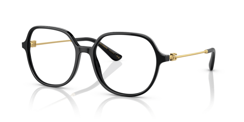 0DG3364 - Dolce & Gabbana - Black - (Black 501) - 54 - 17 - 145 MM - Ardor Eyewear 8056597757058