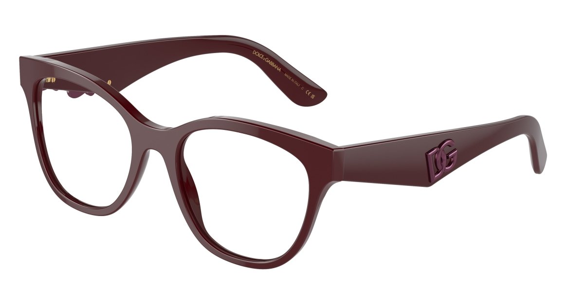 0DG3371 - Dolce & Gabbana - Red - (Bordeaux 3091) - 53 - 19 - 145 MM - Ardor Eyewear 8056597840613