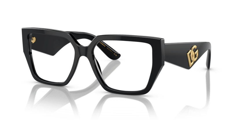 0DG3373 - Dolce & Gabbana - Black - (Black 501) - 53 - 16 - 145 MM - Ardor Eyewear 8056597843706