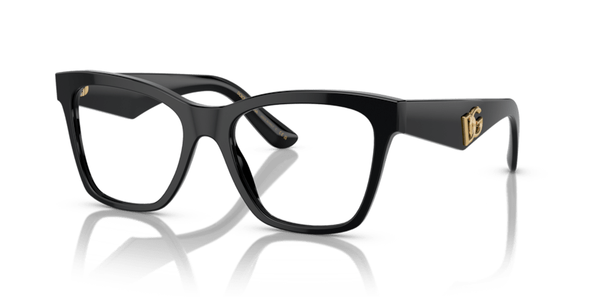 0DG3374 - Dolce & Gabbana - Black - (Black 501) - 53 - 18 - 145 MM - Ardor Eyewear 8056597844253