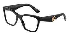 0DG3374 - Dolce & Gabbana - Black - (Black 501) - 53 - 18 - 145 MM - Ardor Eyewear 8056597844253